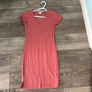 Red dress cute for outings !